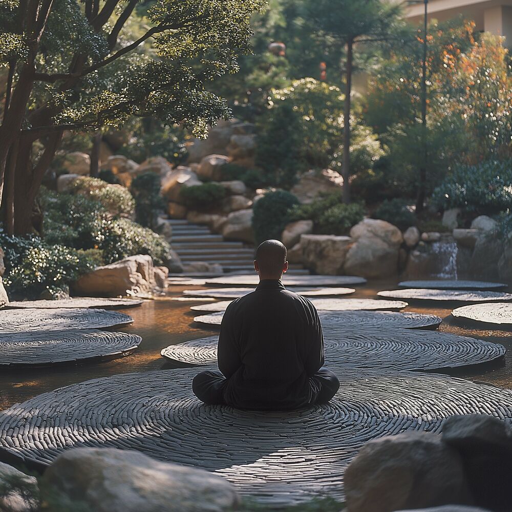 Picture of New Years Resolution Meditate and Think About Your Goals