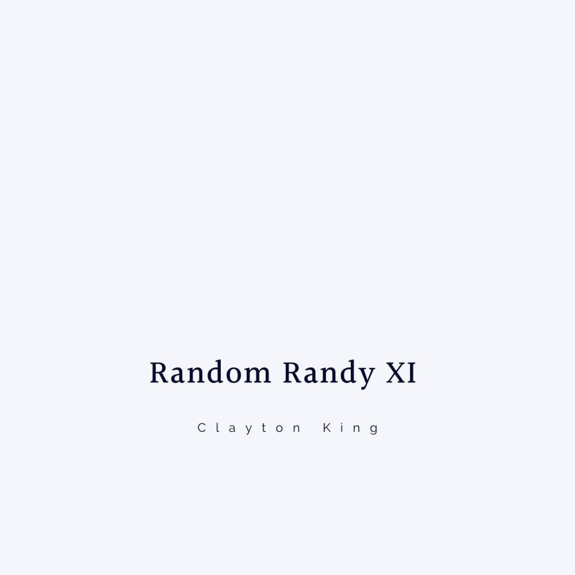 Album cover of Random Randy XI