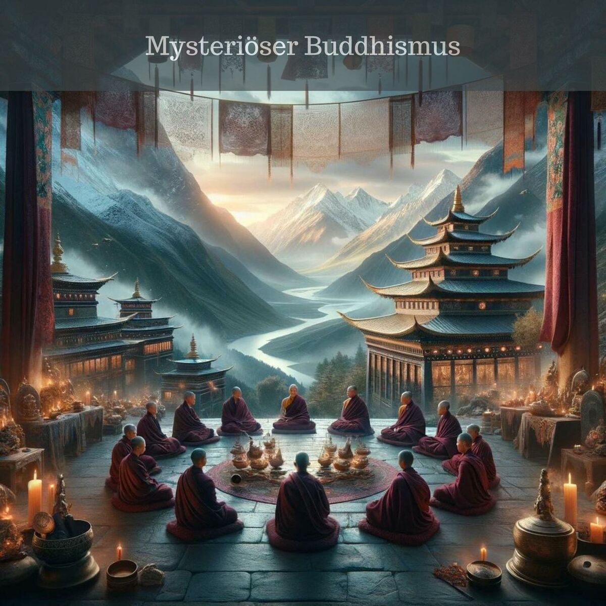 Album cover of Mysteriöser Buddhismus: Tibetische Meditationsmethode, östliche Zen-Rituale