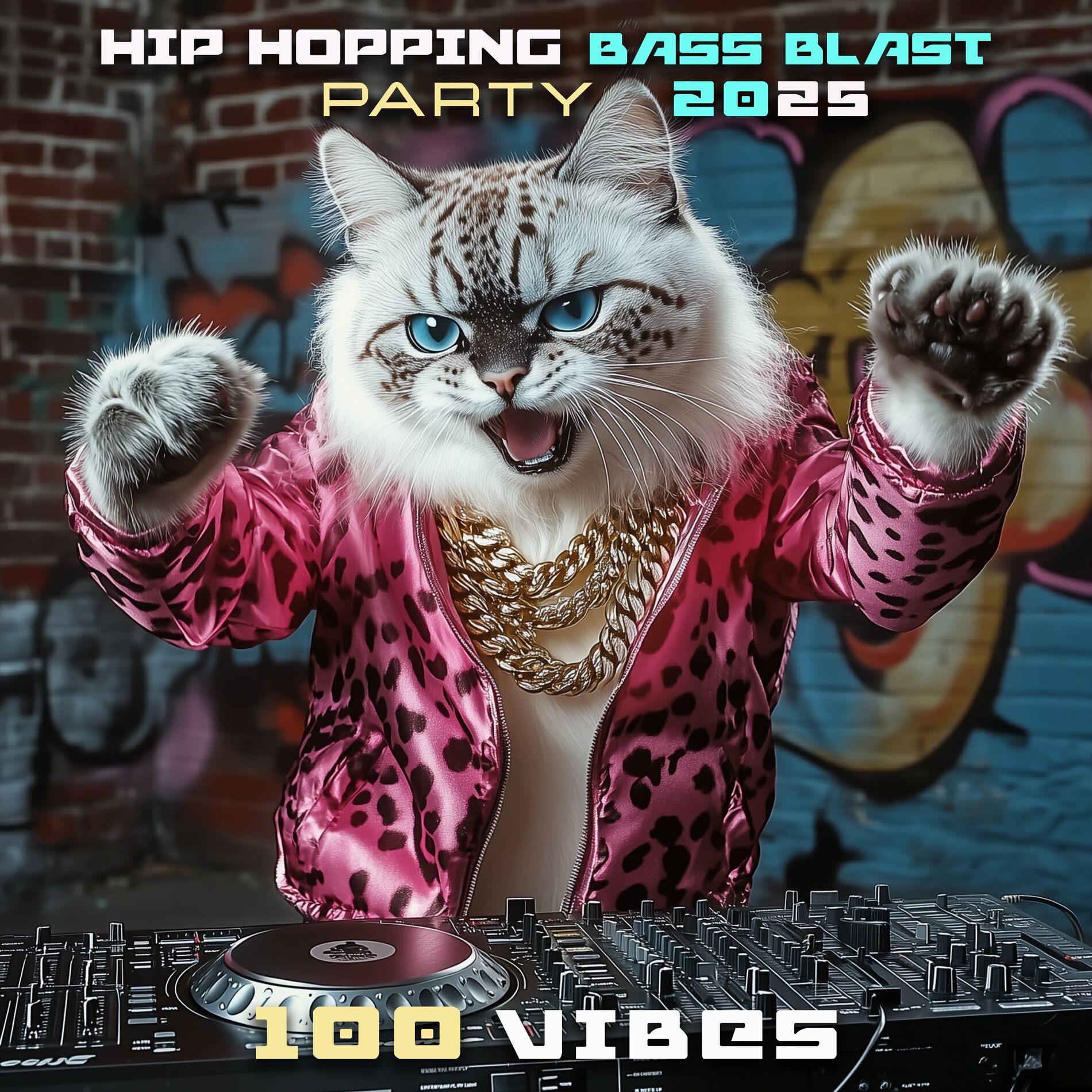 Album cover of Hip Hopping Bass Blast Party 2025 100 Vibes