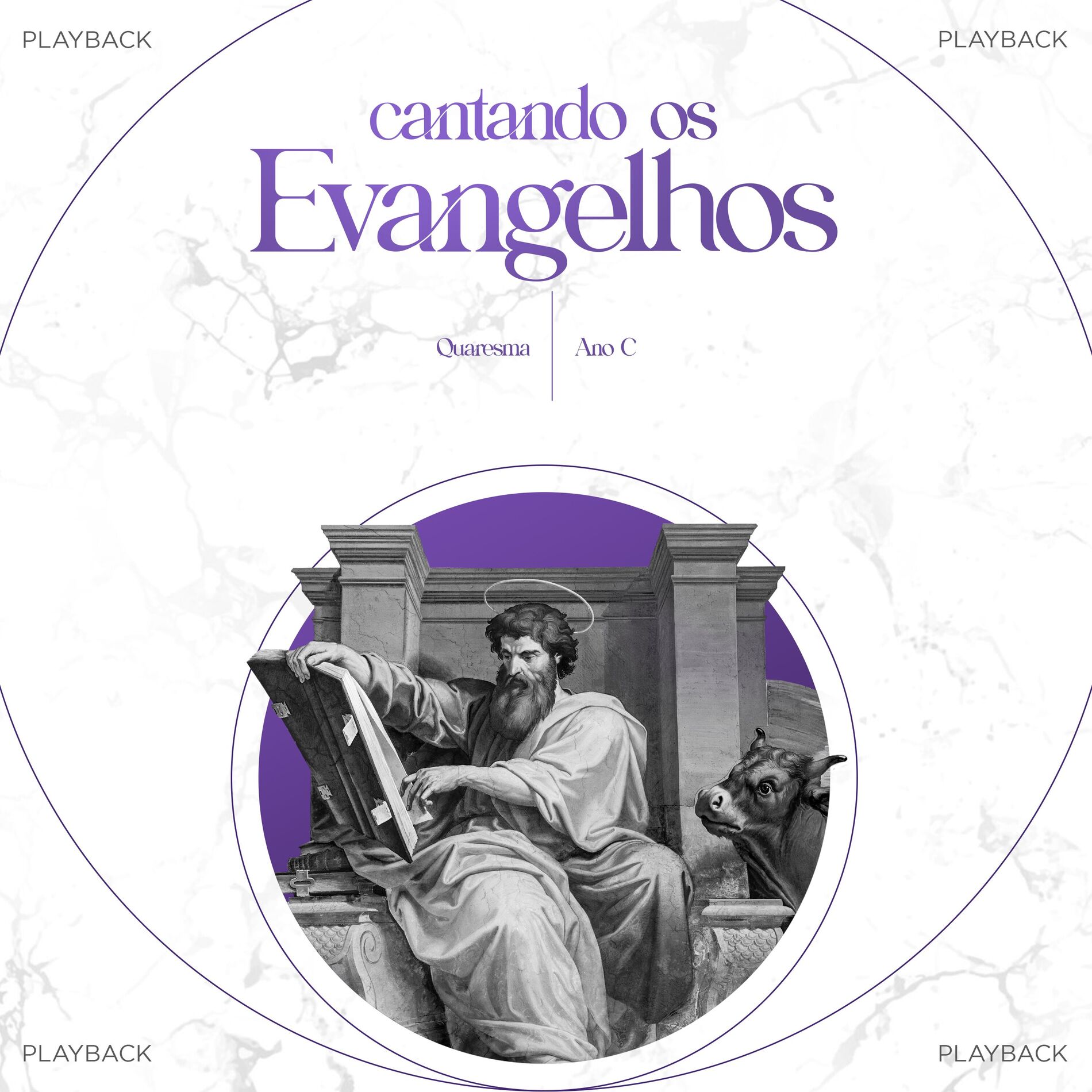Album cover of Cantando os Evangelhos (Quaresma Ano C, Playback)