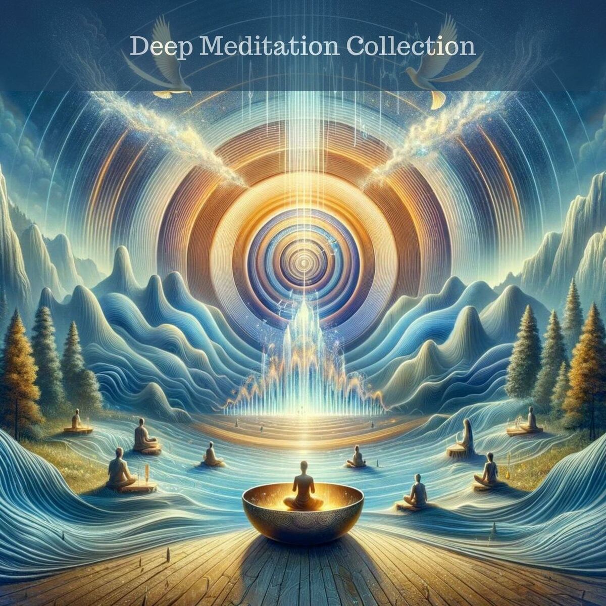Album cover of Deep Meditation Collection: Miracle Tones, Healing Frequency, Best Mediation Music Selection