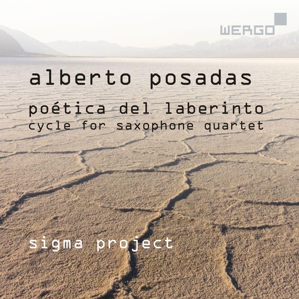 Portada de Alberto Posadas: Poética del laberinto. Cycle for Saxophone Quartet