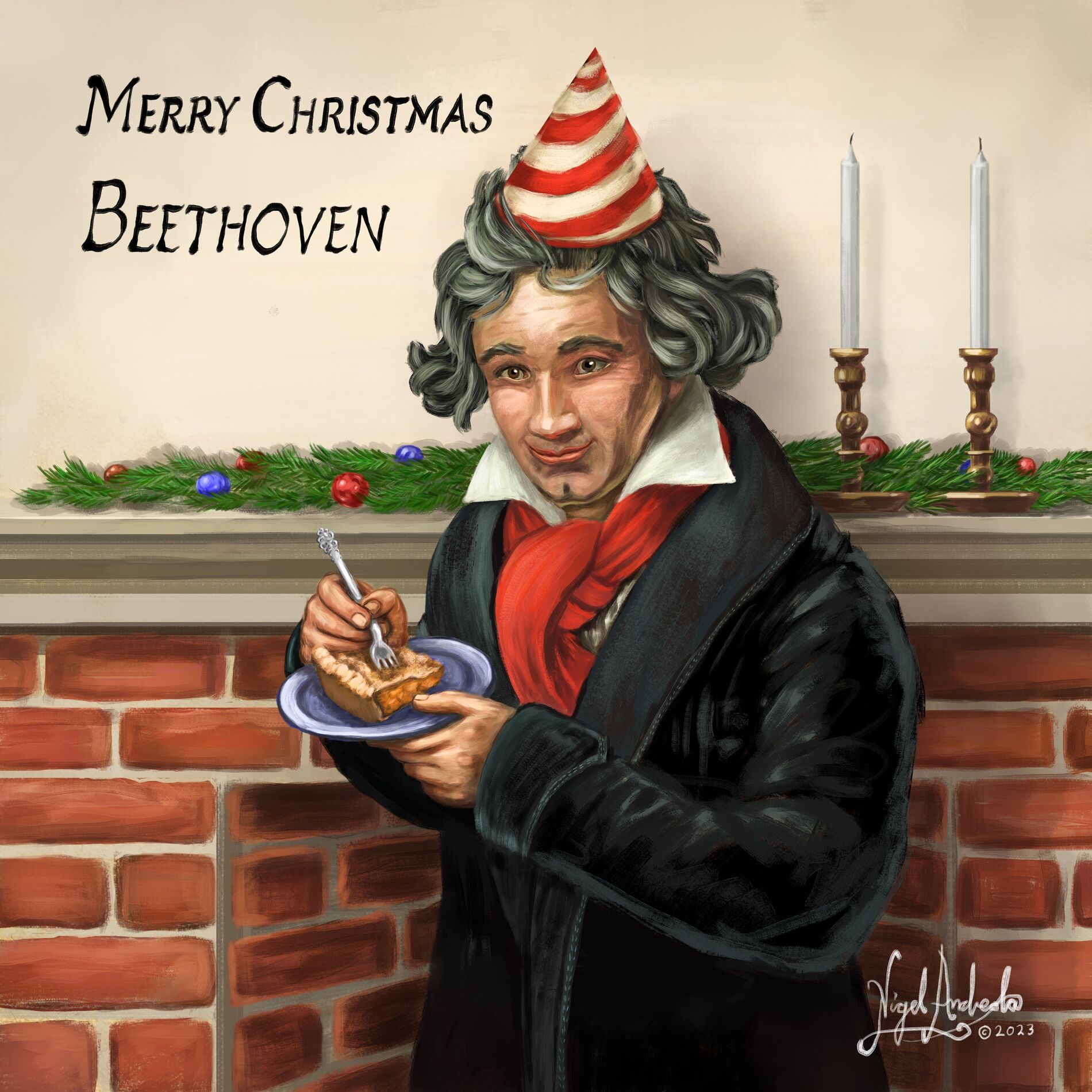 Album cover of Merry Christmas Beethoven