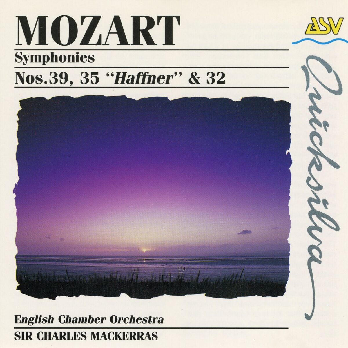 Album cover of Mozart: Symphonies Nos. 39, 35 & 32