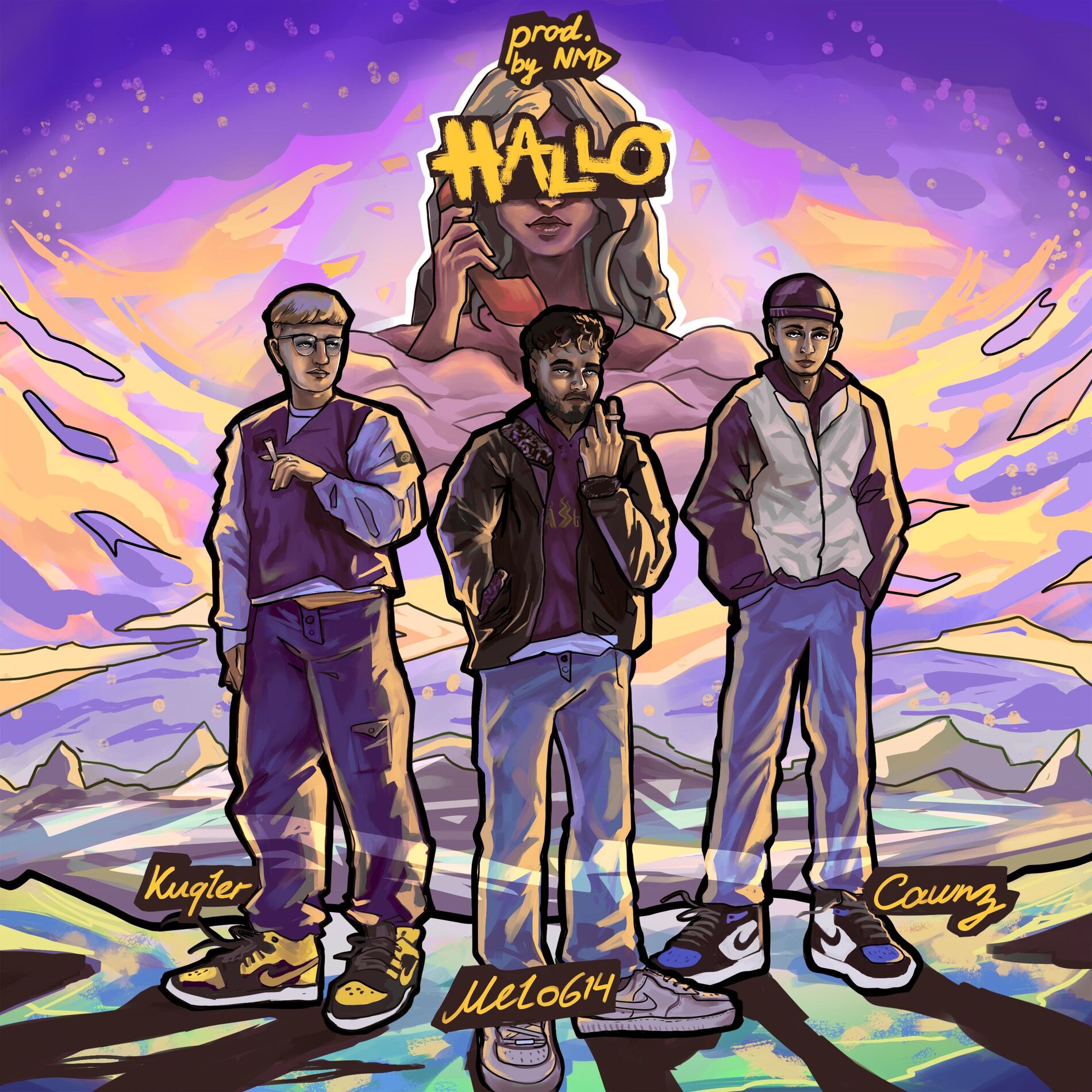 Album cover of Hallo (feat. Melo614)