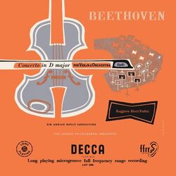 Cover of Beethoven: Violin Concerto; Tchaikovsky: Violin Concerto (Ruggiero Ricci: Complete Decca Recordings, Vol. 1)