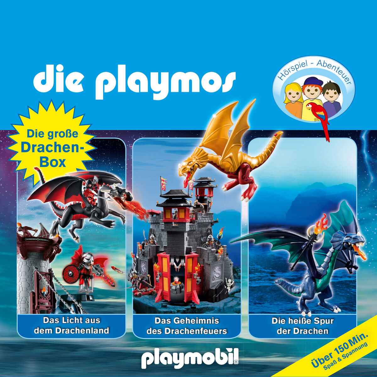 Album cover of Die große Drachen-Box, Folgen 13, 38, 50 (Das Original Playmobil Hörspiel)