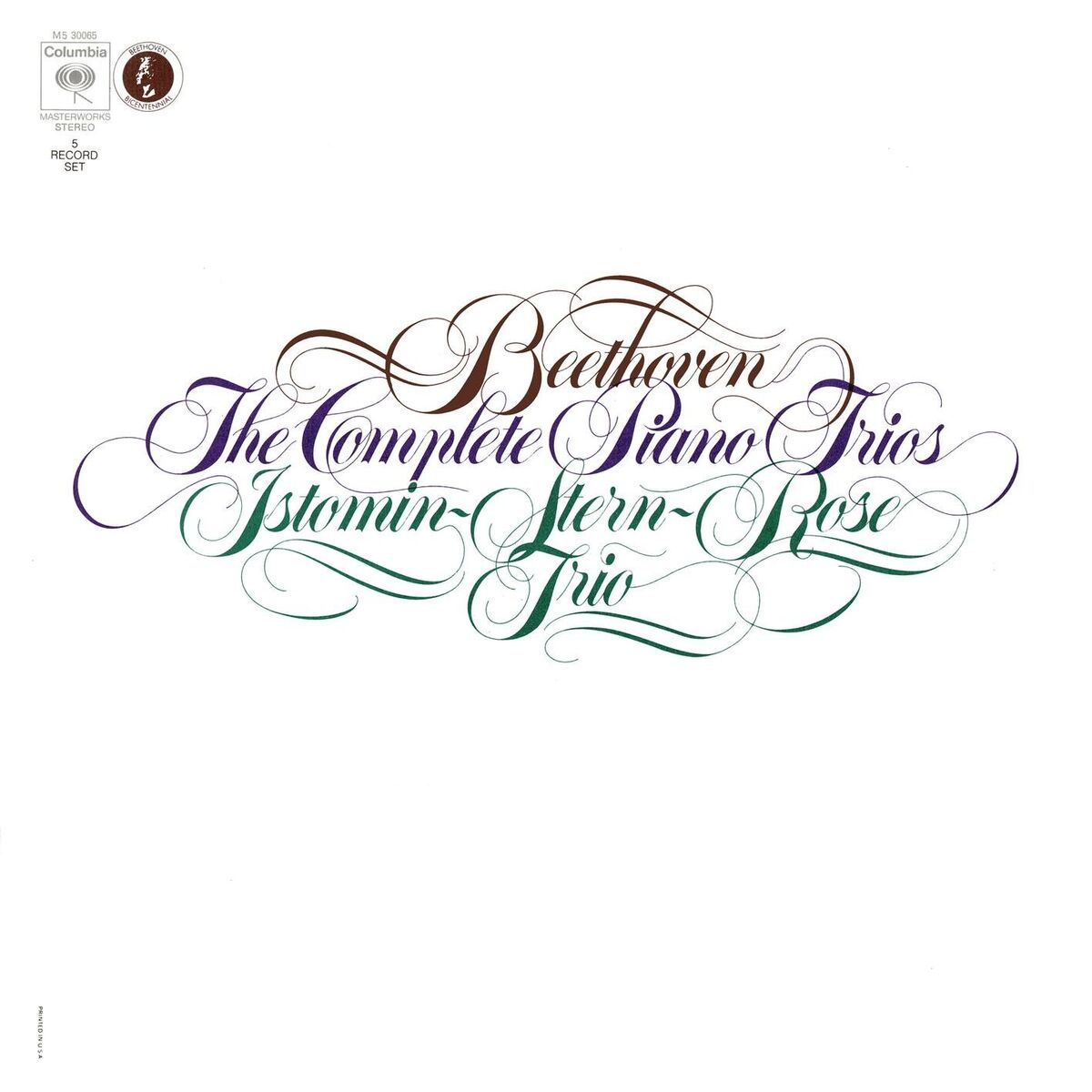 Album cover of Beethoven: The Complete Piano Trios for Piano, Violin and Cello