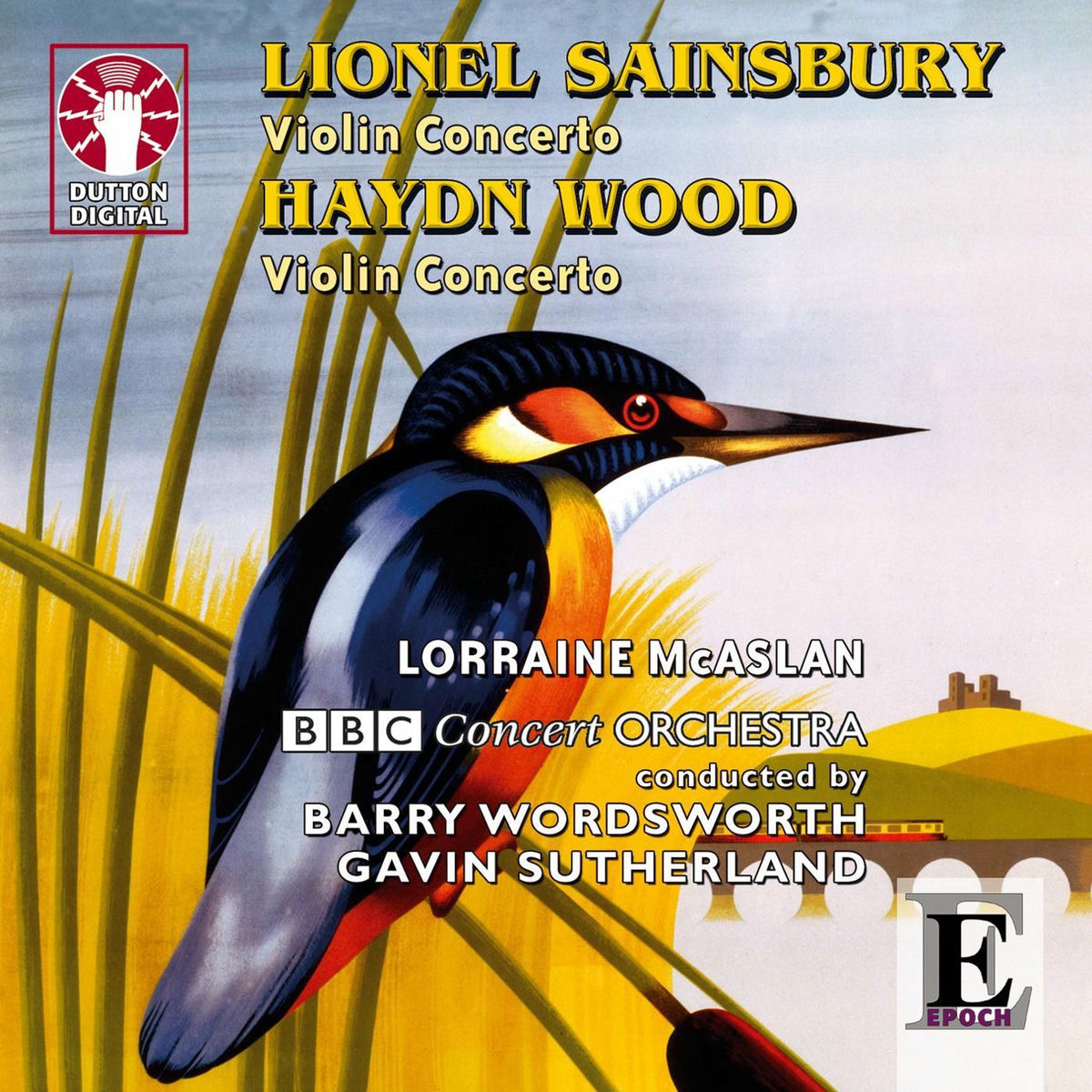 Album cover of Lionel Sainsbury & Haydn Wood: Violin Concertos