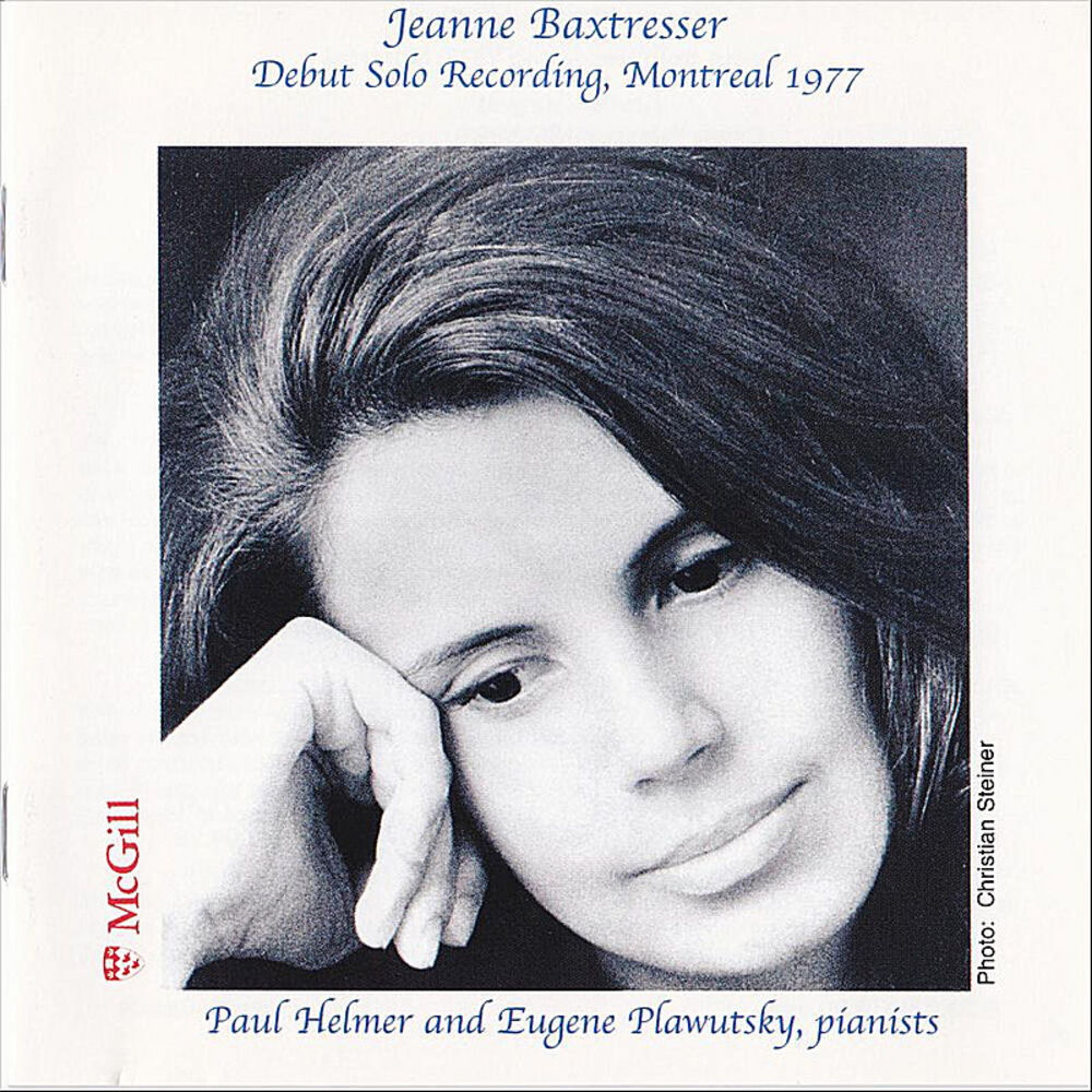 Picture of Jeanne Baxtresser Debut Solo Recording, Montreal 1977