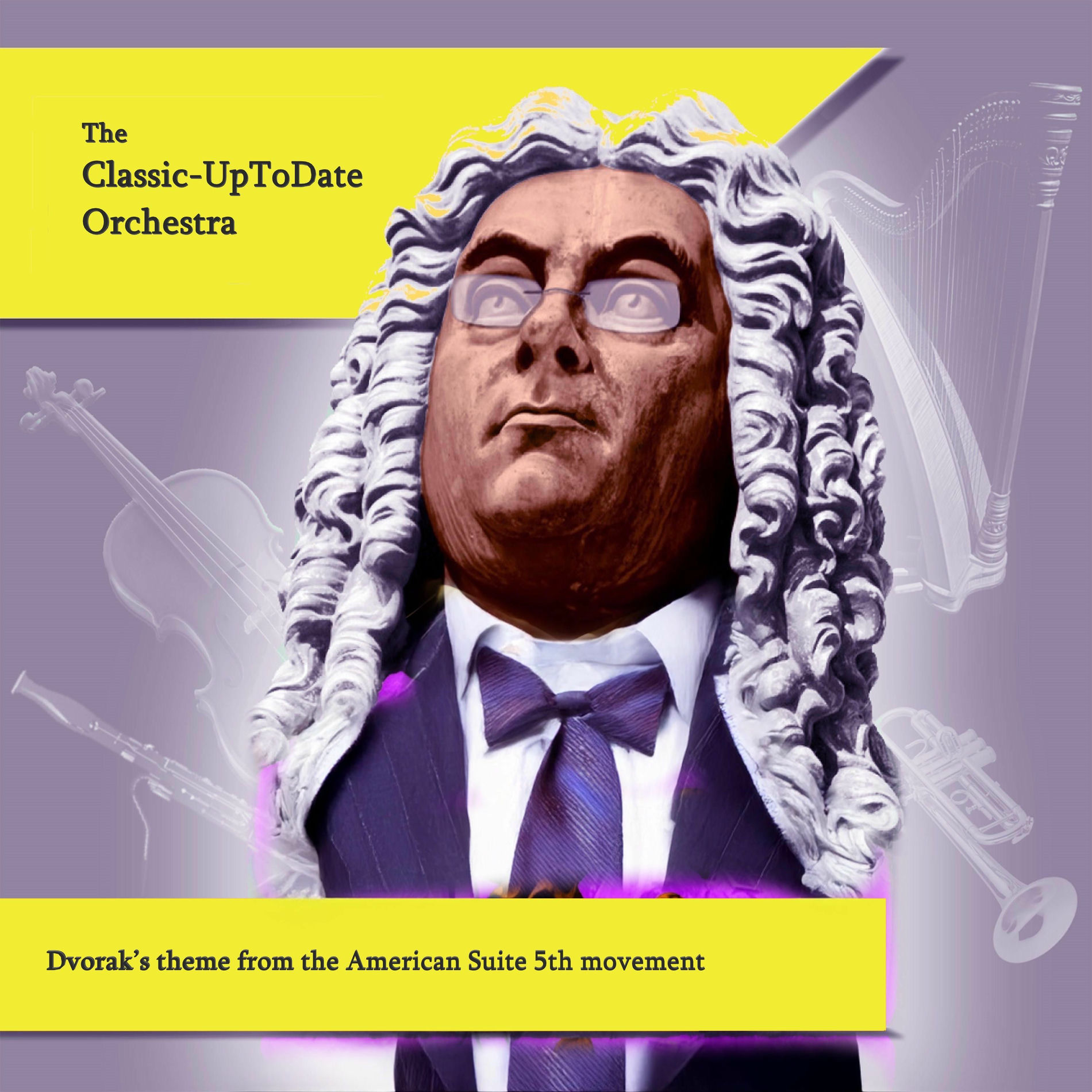 Album cover of Dvorak's theme from the American Suite 5th movement