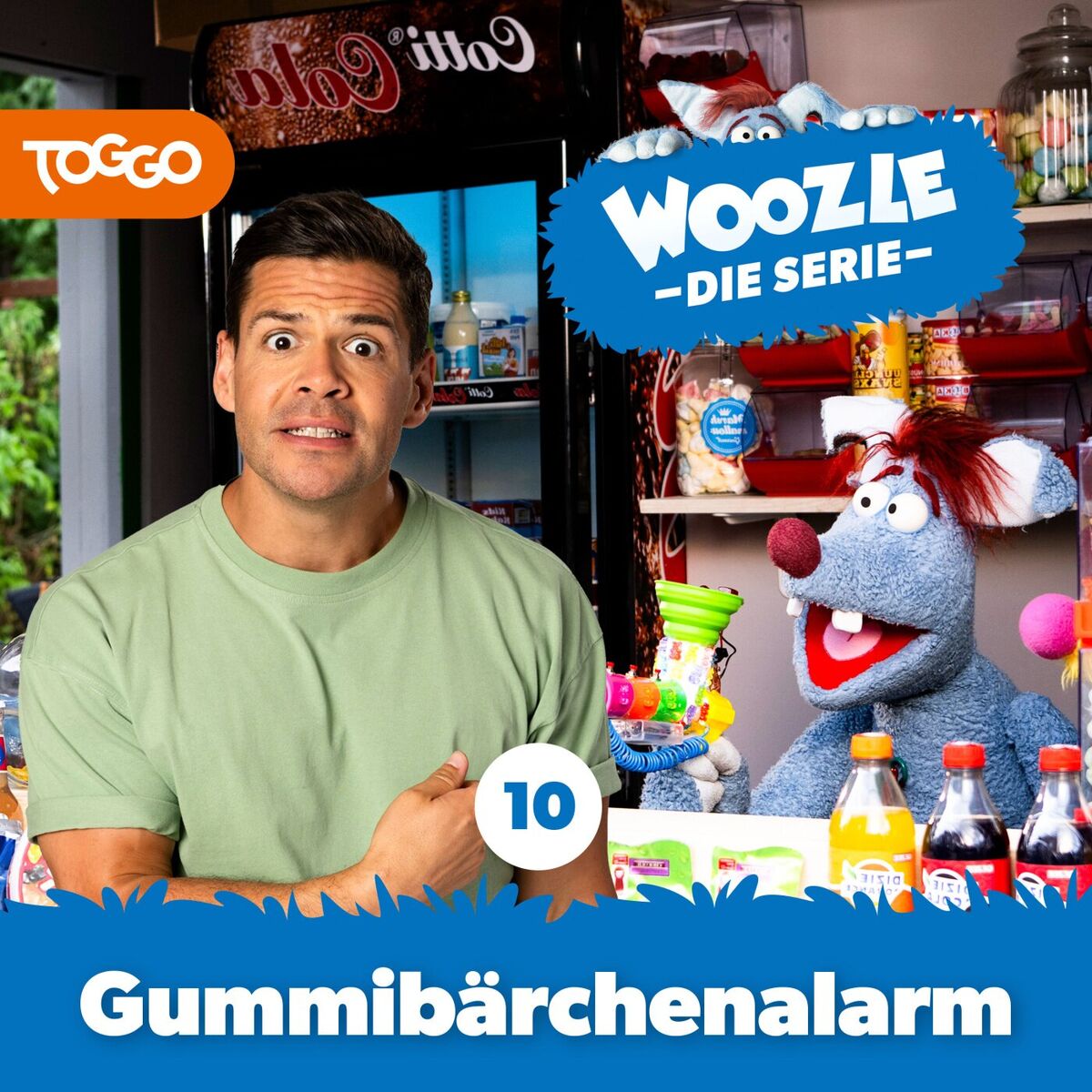 Album cover of Woozle - Die Serie - Folge 10: Gummibärchenalarm (Das Original-Hörspiel zur TV-Serie)