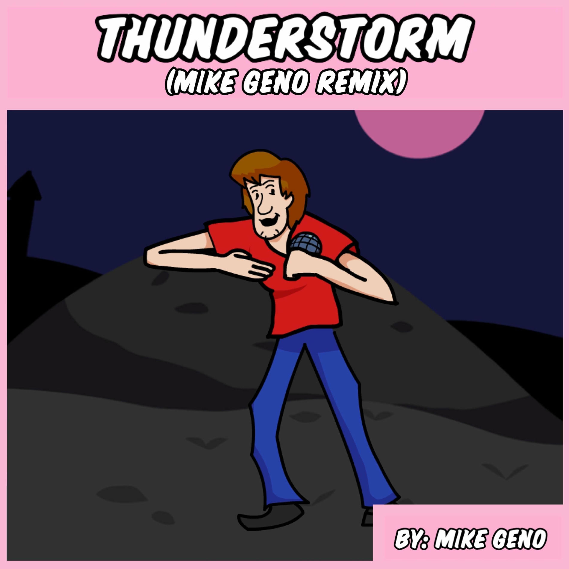 Album cover of Friday Night Funkin': VS Shaggy - Thunderstorm (Mike Geno Remix)