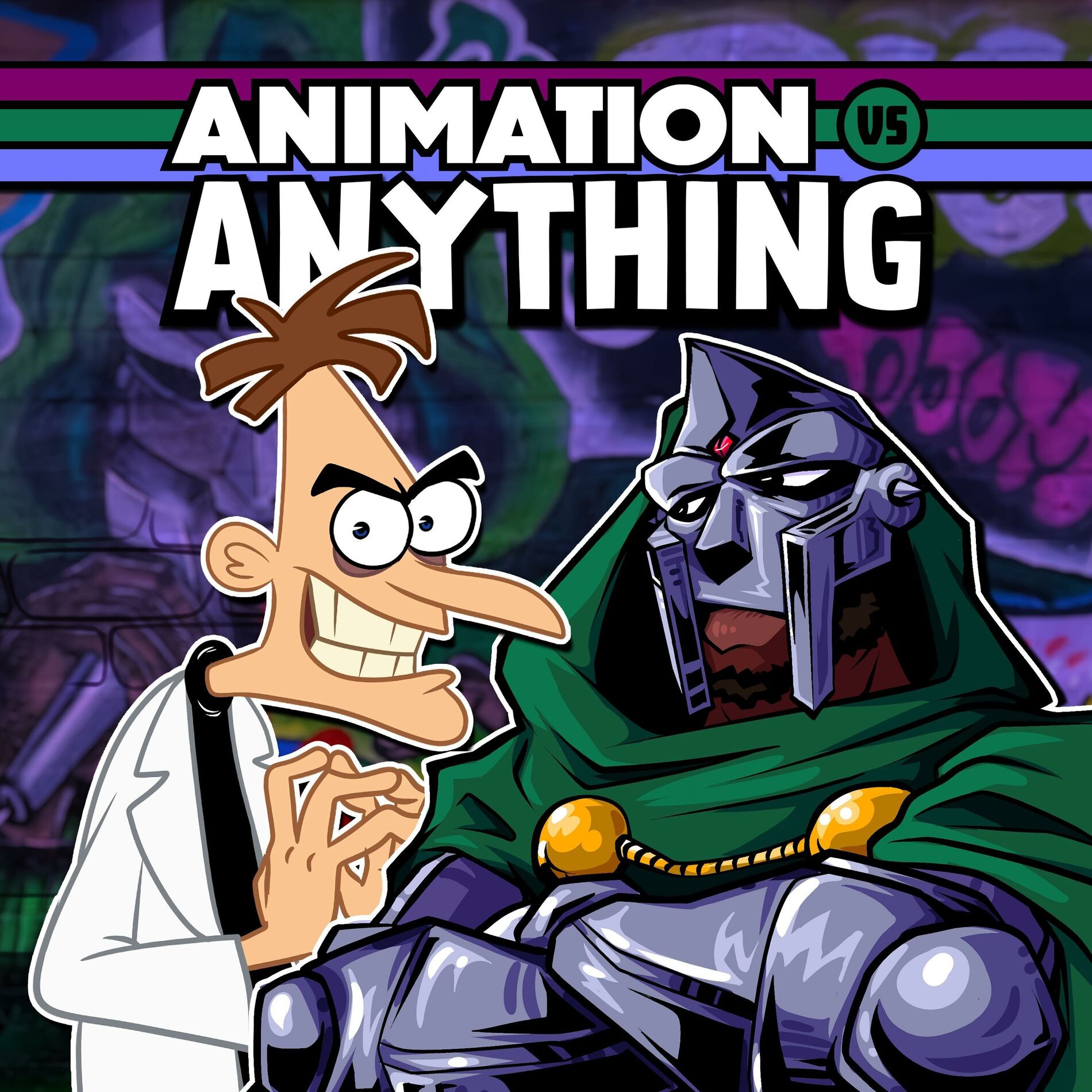 Album cover of Dr. Doofenshmirtz vs Doctor Doom (feat. RecD & True Evil Villain)