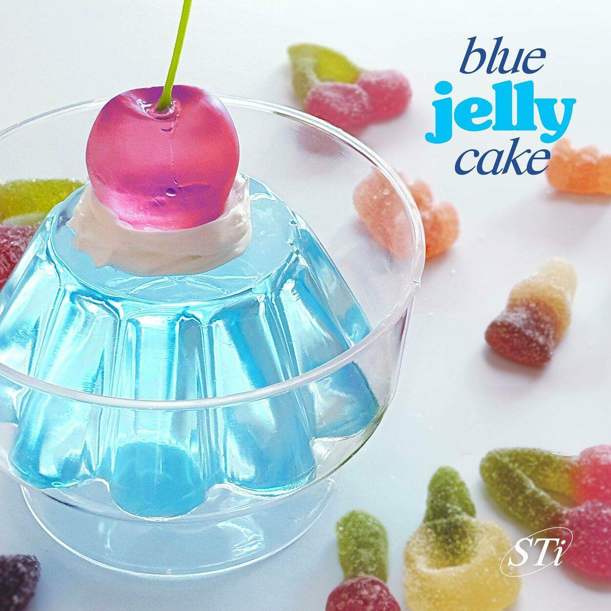 Sti – blue jelly cake – Single