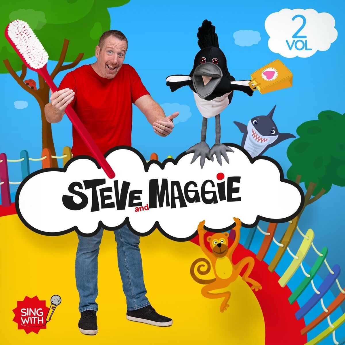 Album cover of Sing with Steve and Maggie, Vol. 2