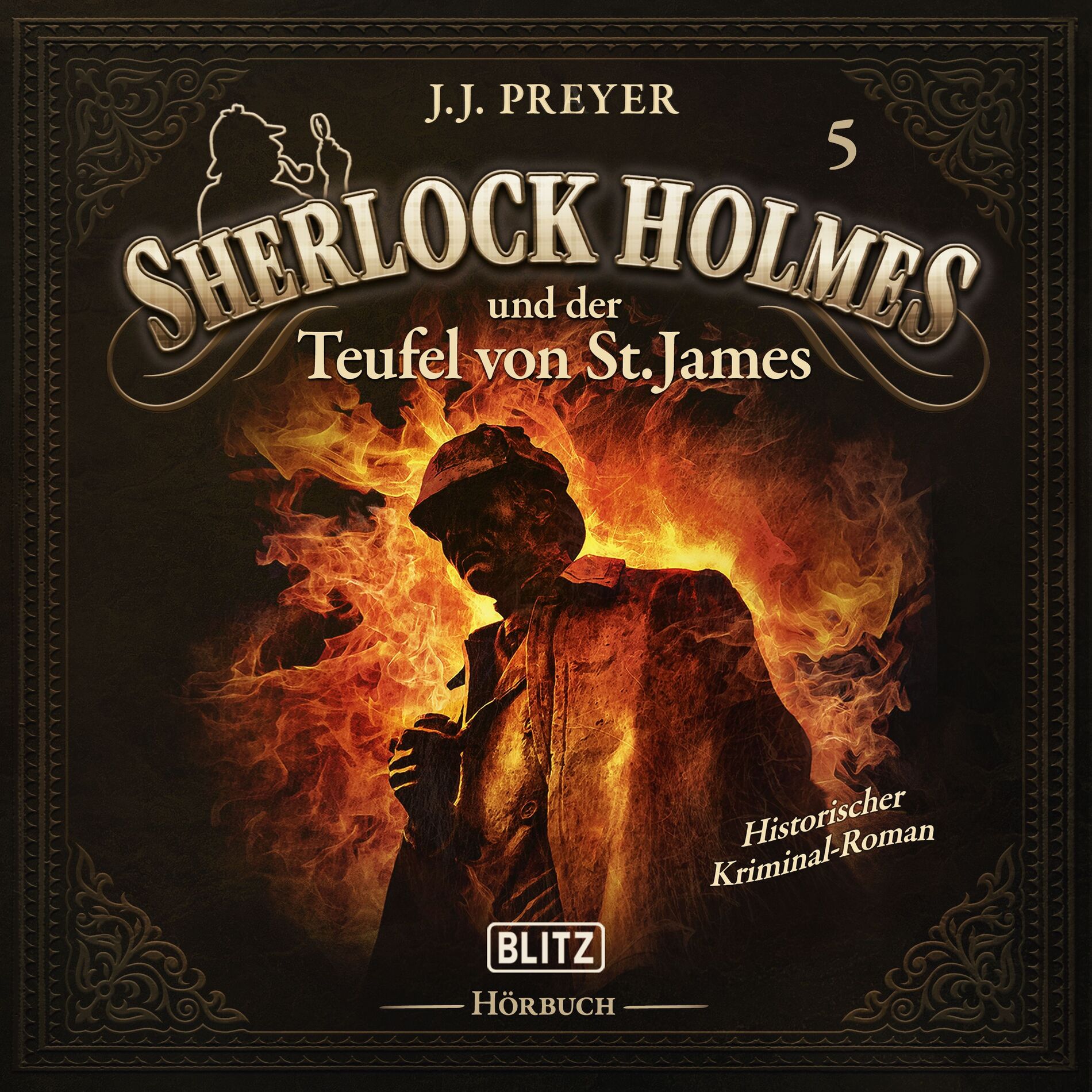 Album cover of Neues von Sherlock Holmes - Die Hörbücher - Folge 5: Sherlock Holmes und der Teufel von St. James