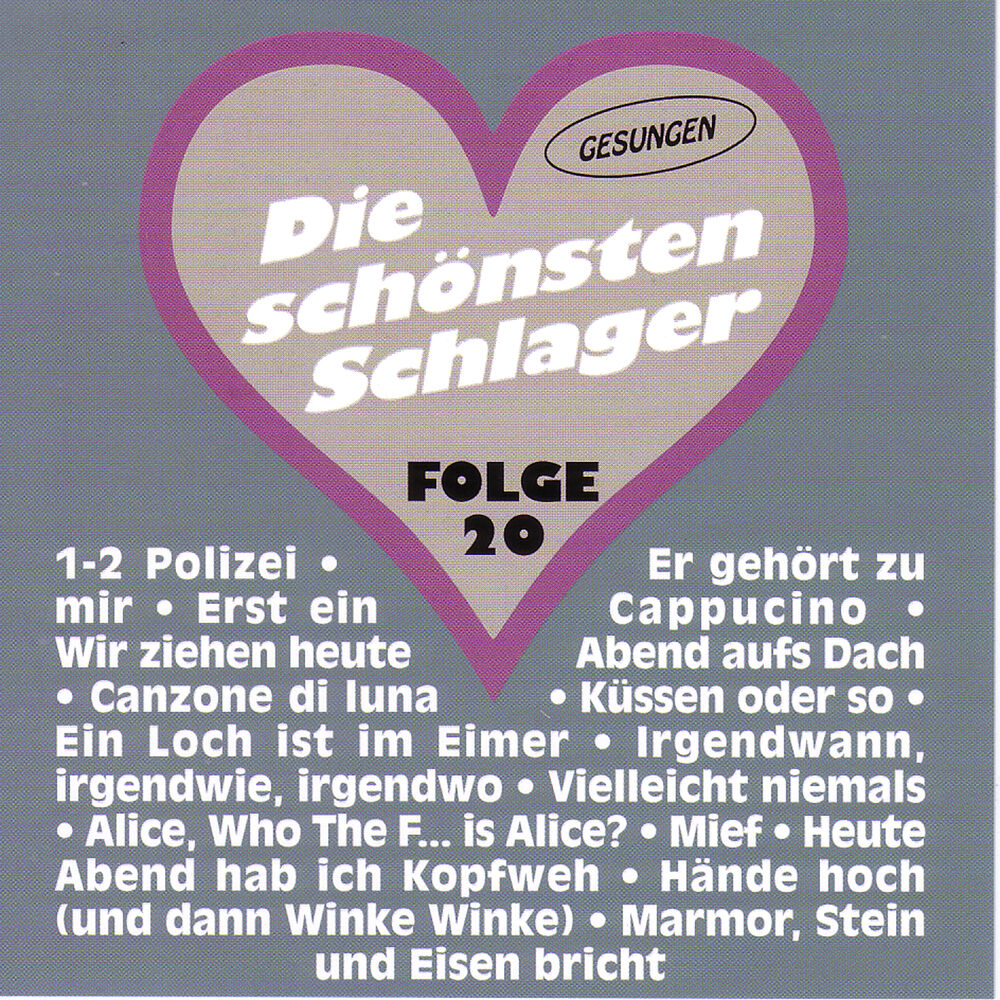 Picture of Die schönsten Schlager Folge 20