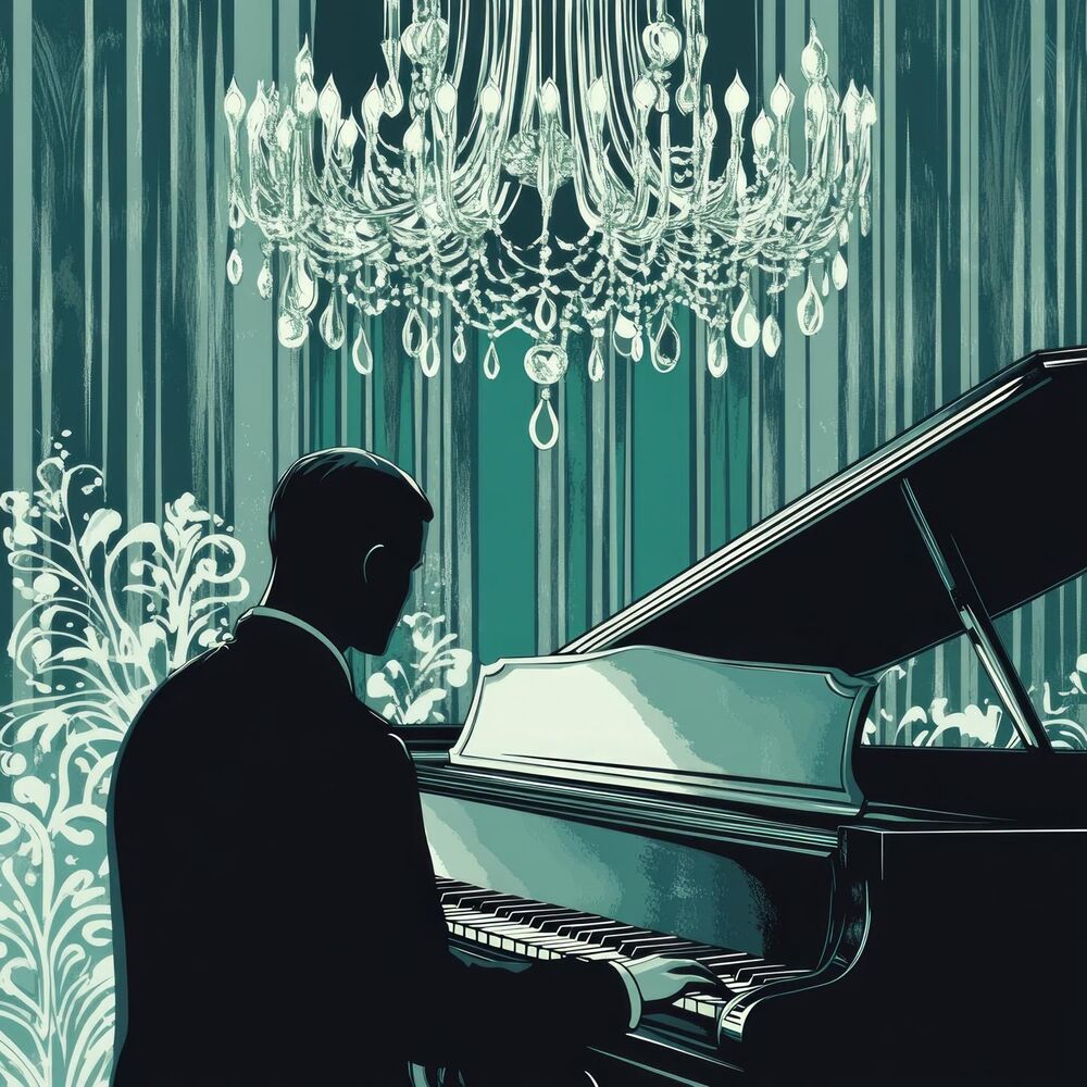 Picture of Euforia Notturna: Il Pianoforte delle Meraviglie Sotto l'Ombrello Onirico