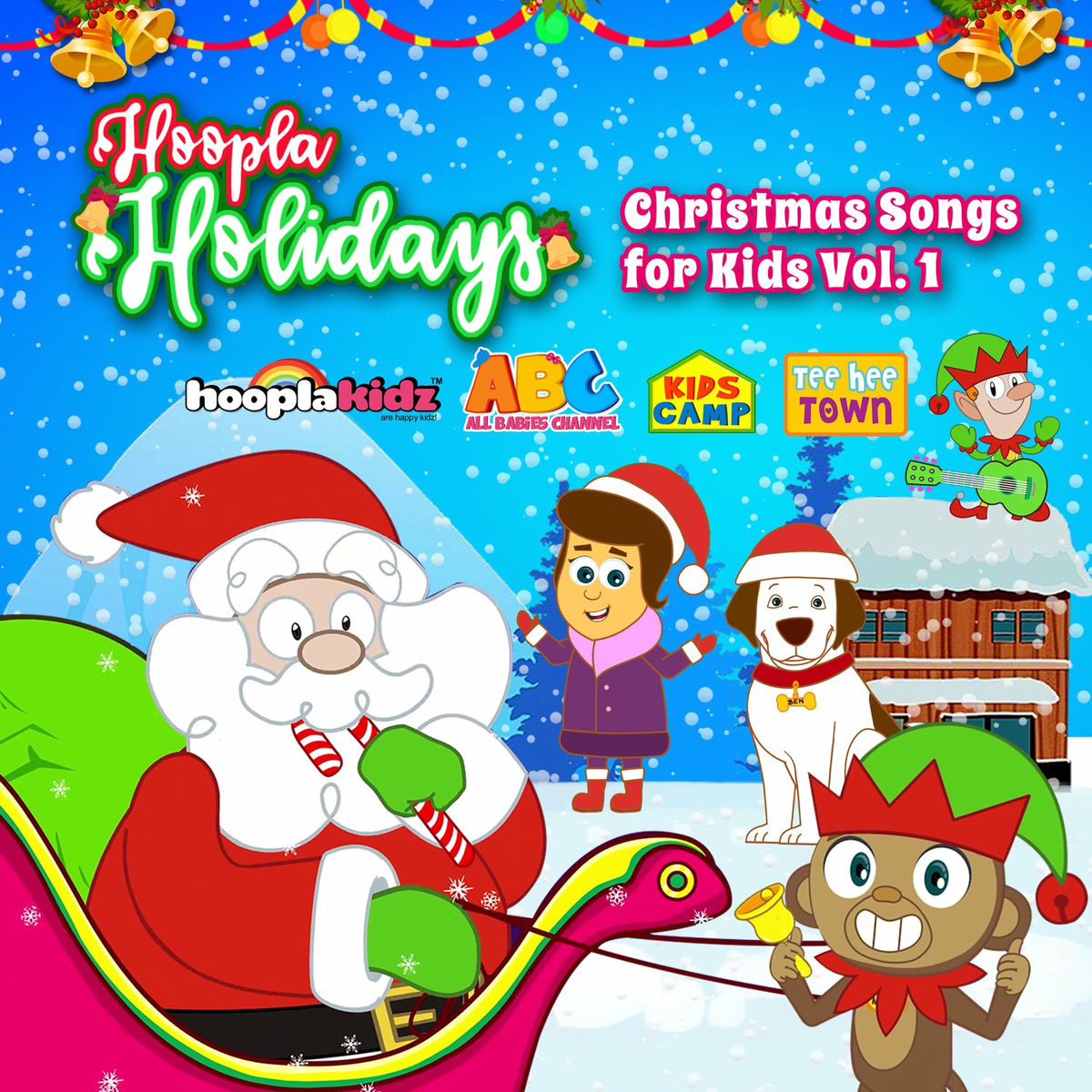 Album cover of Hoopla Holidays: Christmas Songs for Kids, Vol. 1