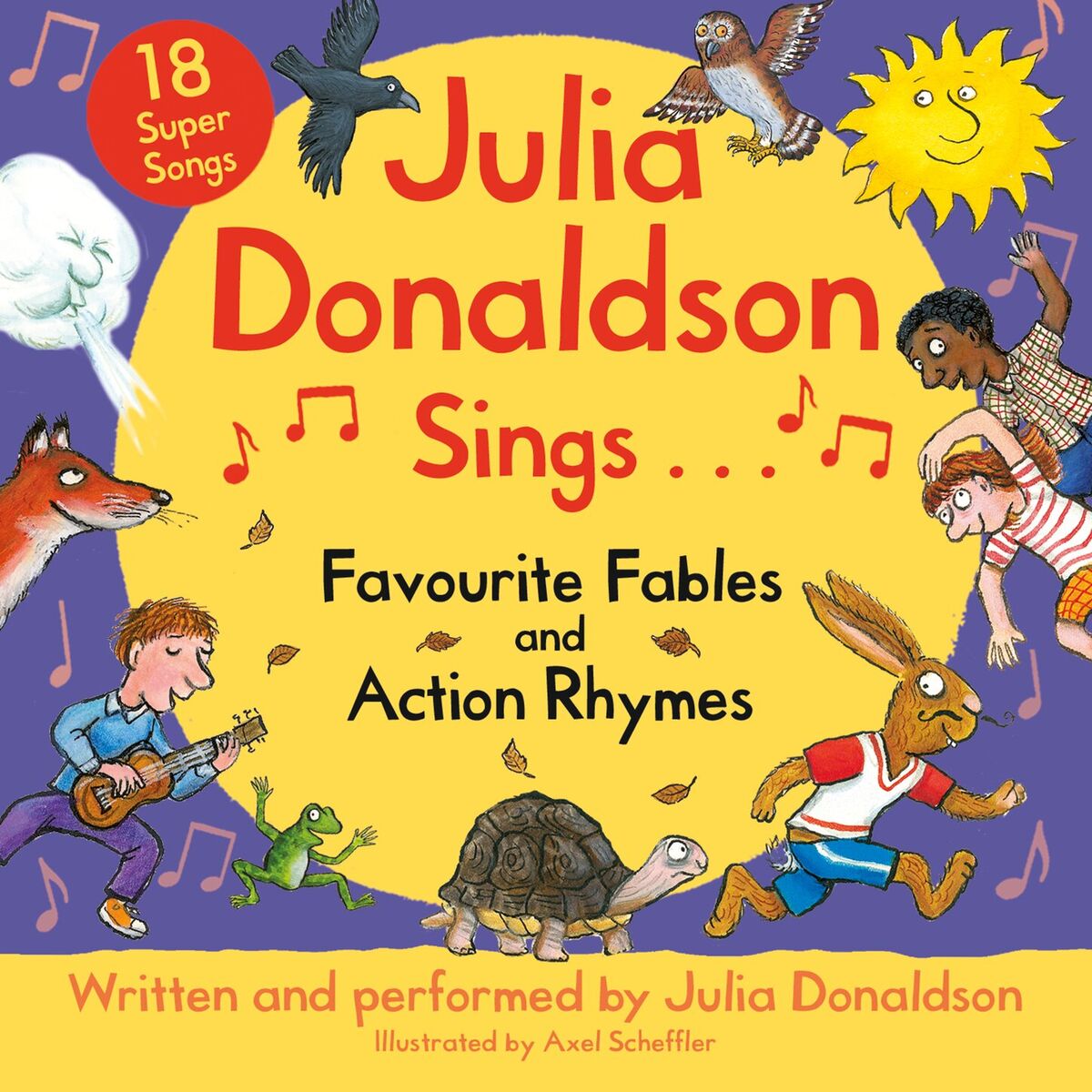 Album cover of Julia Donaldson Sings Favourite Fables and Action Rhymes
