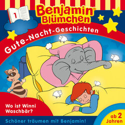 Cover of Gute-Nacht-Geschichten - Folge 1: Wo ist Winnie Waschbär?
