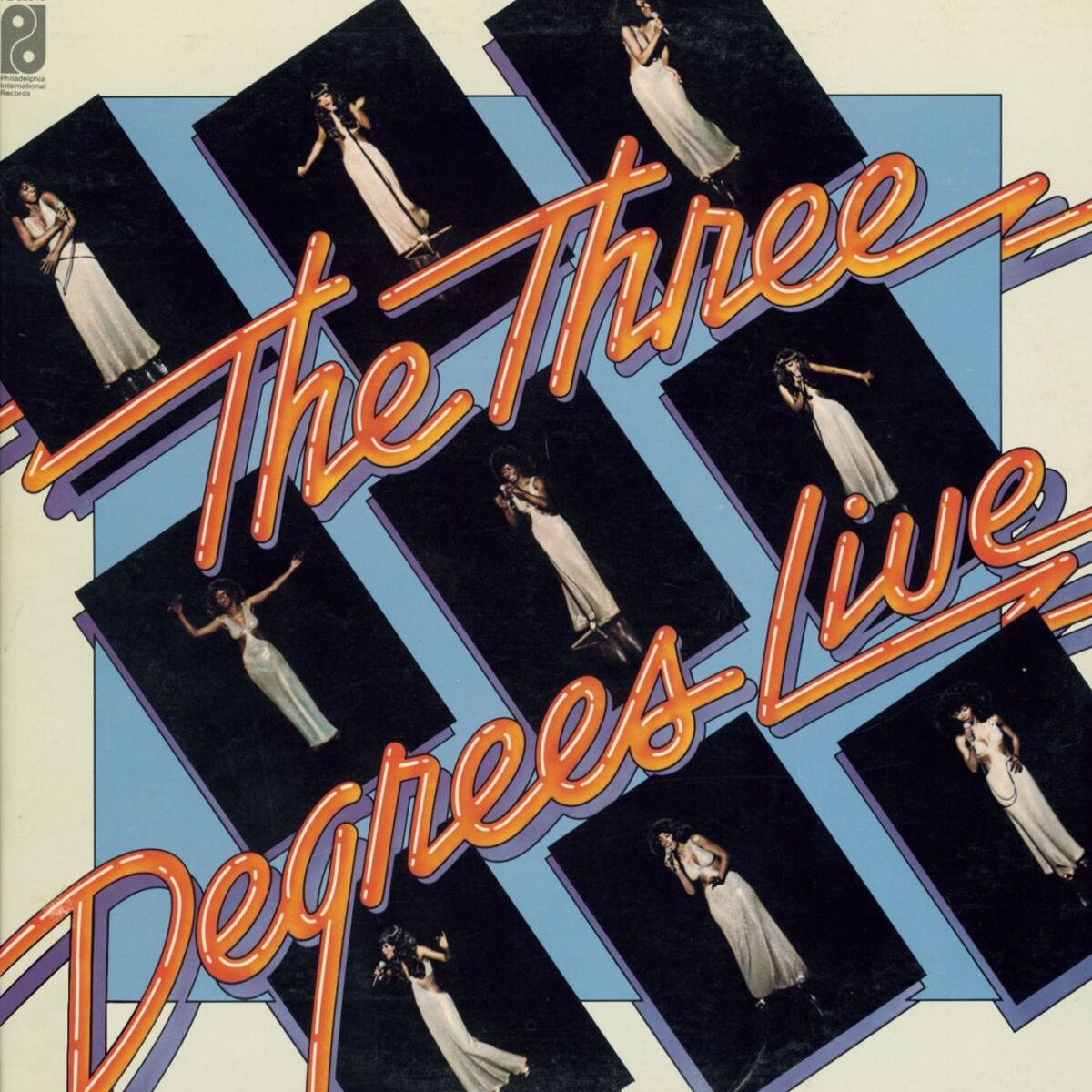 Album cover of The Three Degrees Live