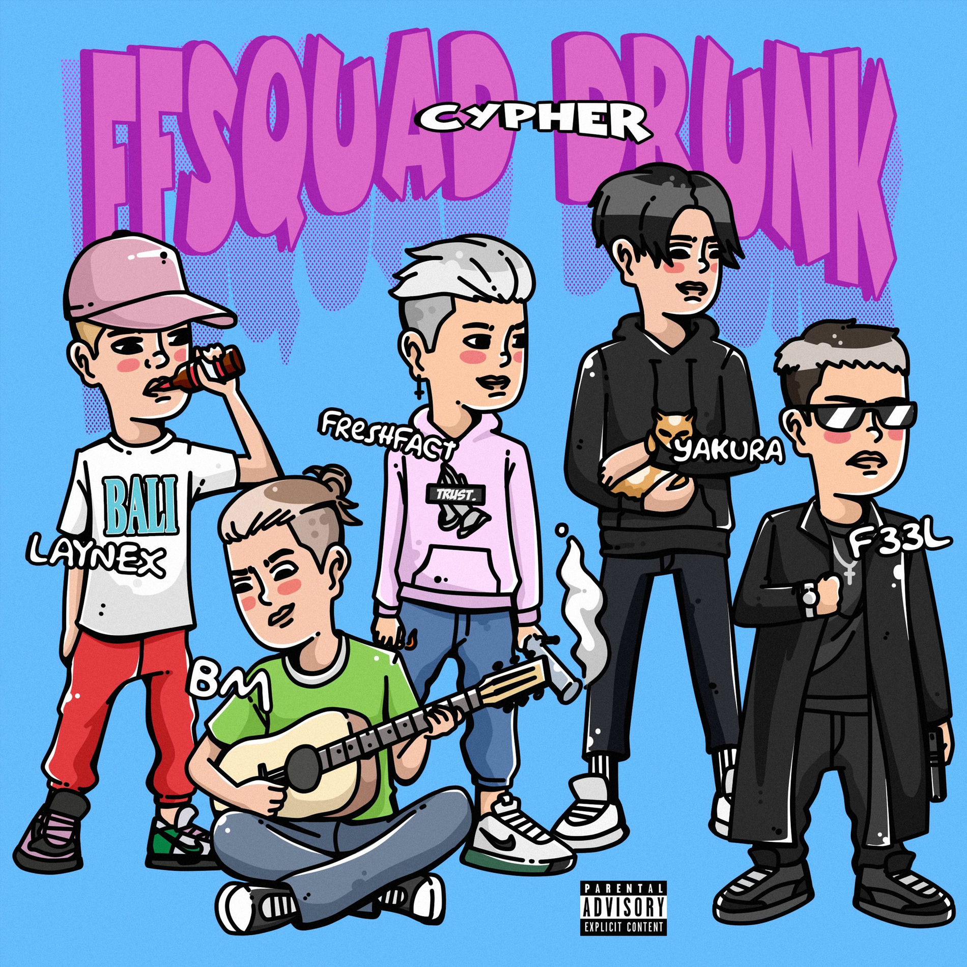 Album cover of FFSQUAD DRUNK CYPHER
