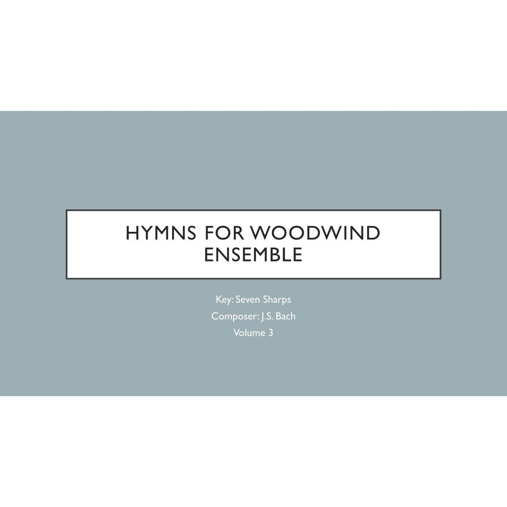 Picture of Hymns for Woodwind Ensemble in C Sharp (Vol. 3)