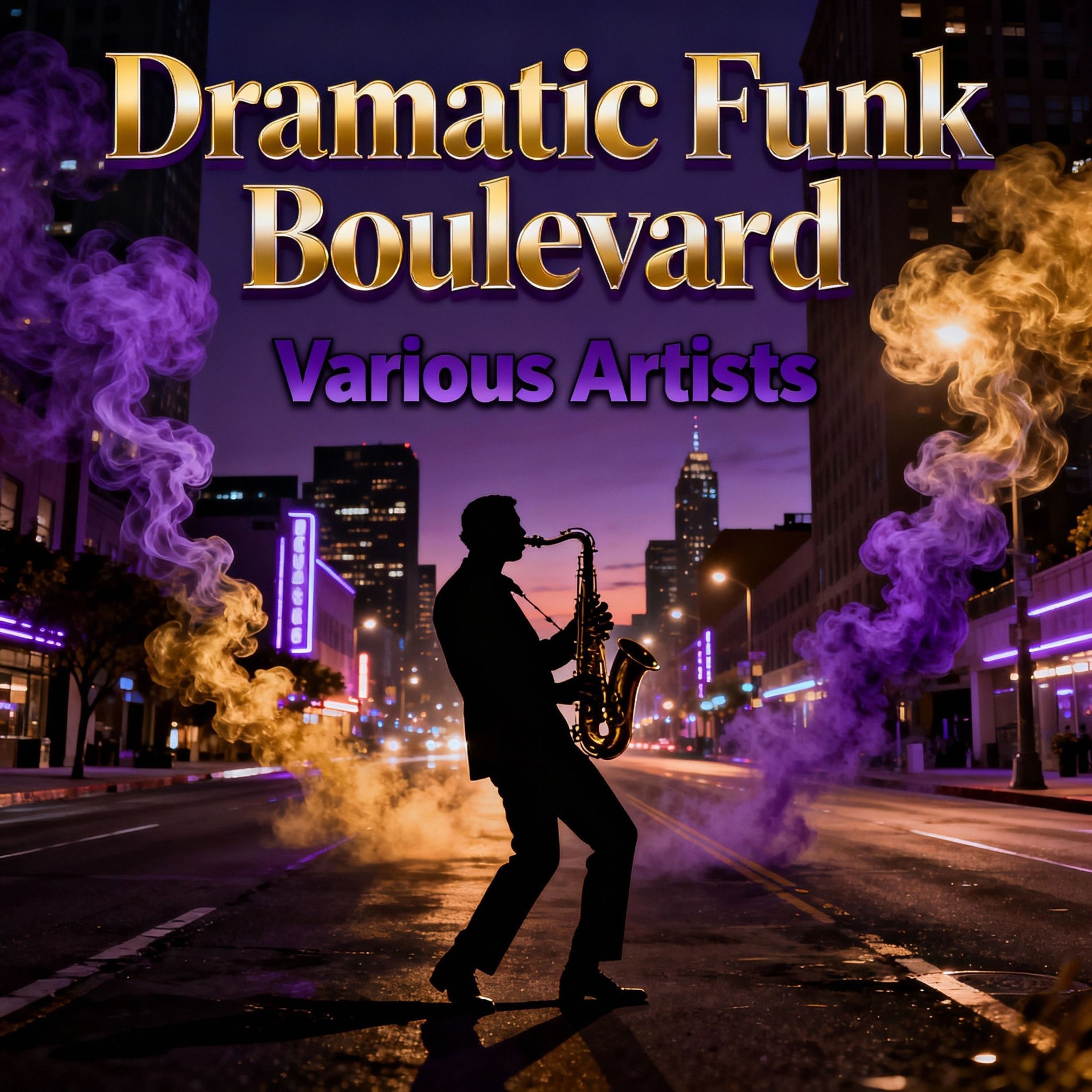 Album cover of Dramatic Funk Boulevard