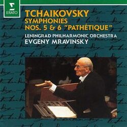 Cover of Tchaikovsky: Symphonies Nos. 5 & 6 "Pathétique" (Live at Leningrad)