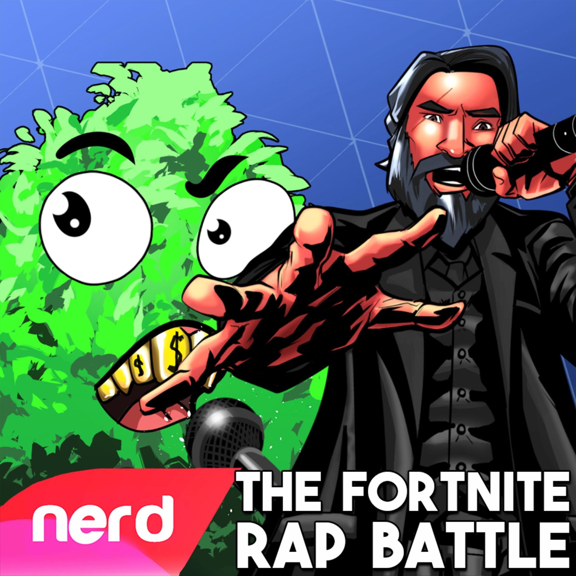 Album cover of The Fortnite Rap Battle (feat. Fabvl, AngelMelly & Halocene)