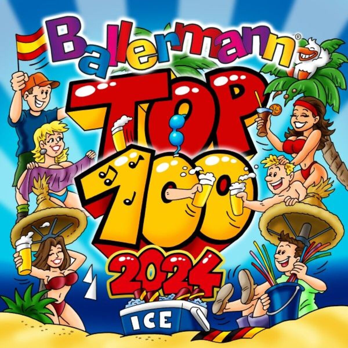 Album cover of Ballermann Top 100 - 2024