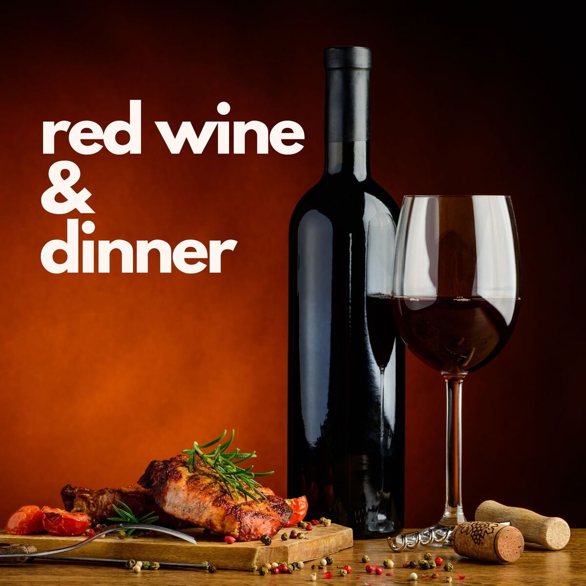 Album cover of Red Wine & Dinner