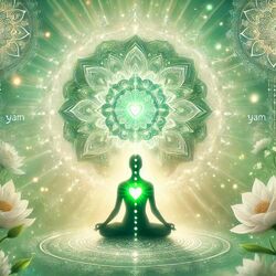 Cover of Mantra YAM: Heal Heart Chakra, Attract Love & Harmonize Relationships (Meditation Music)
