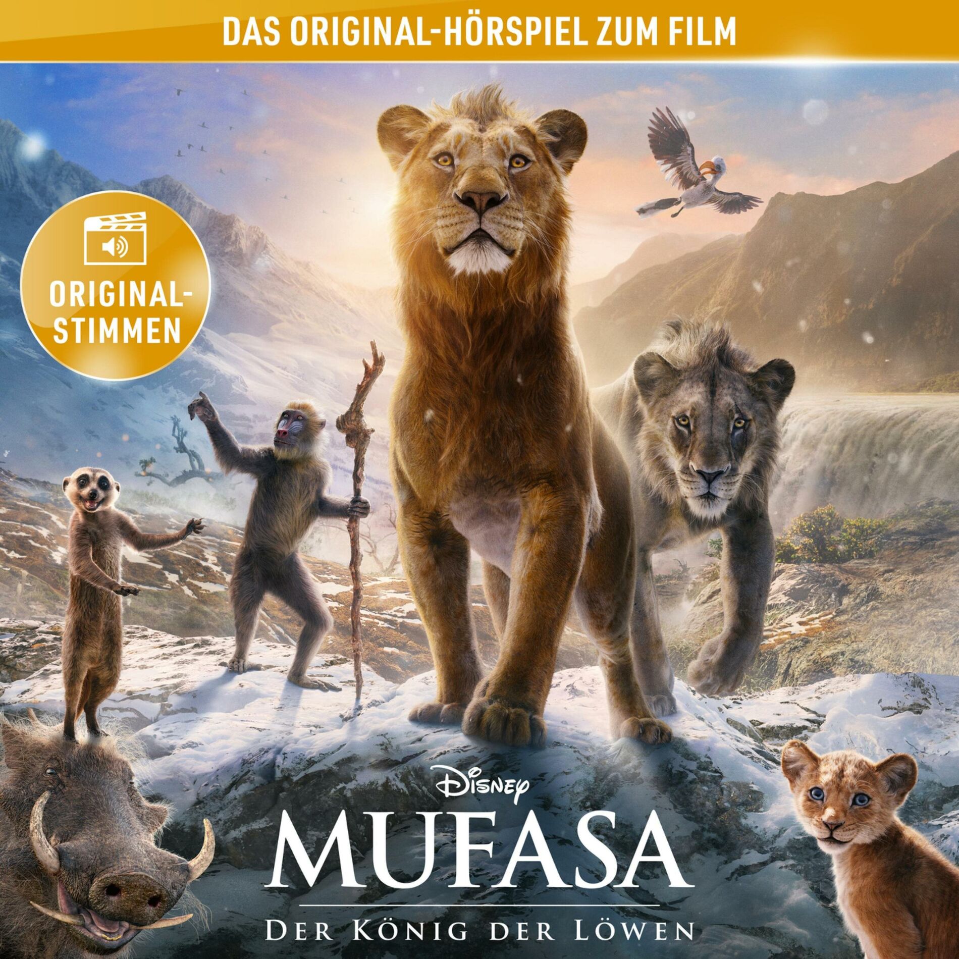 Album cover of Mufasa: Der König der Löwen (Hörspiel zum Disney Real-Kinofilm)