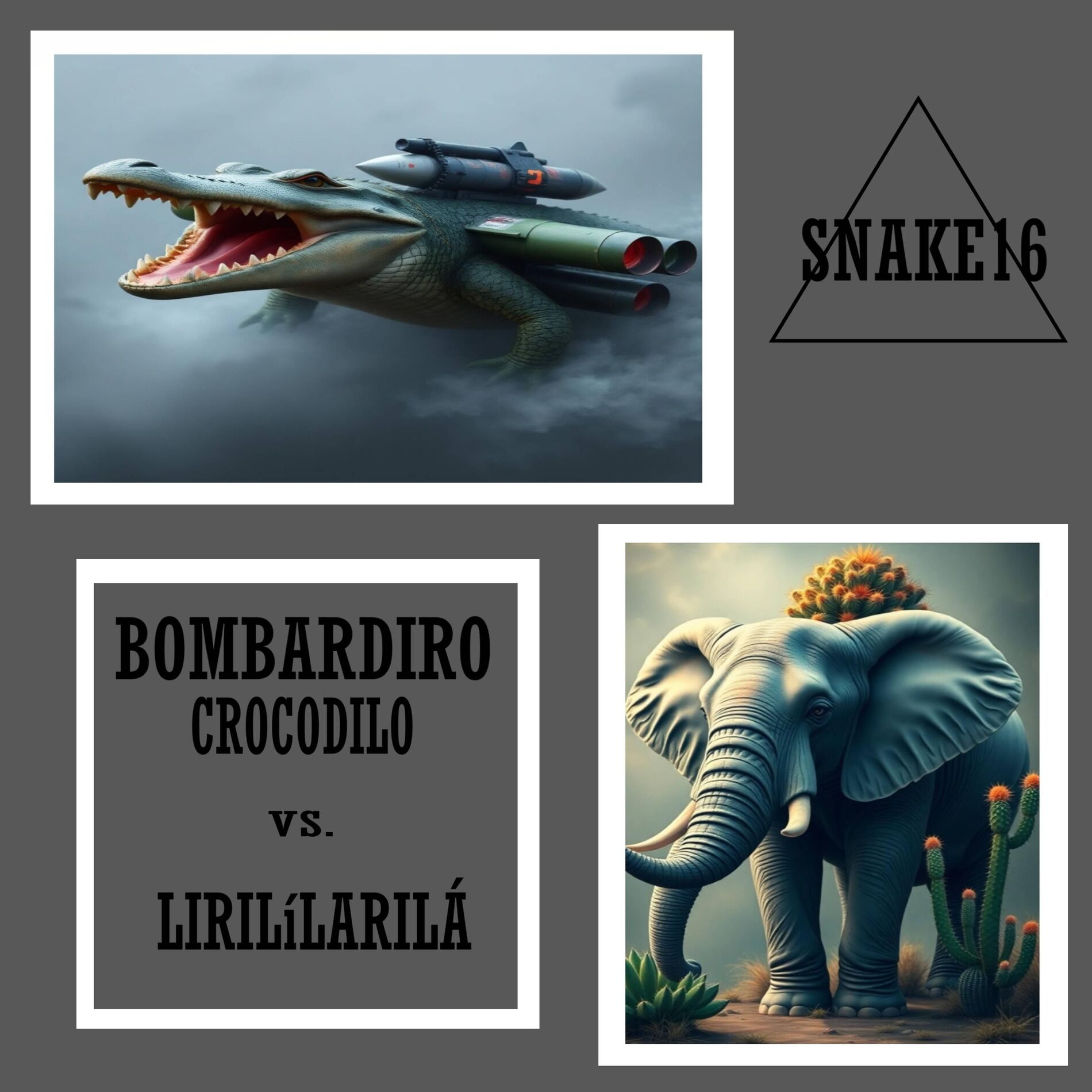 Album cover of BOMBARDIRO CROCODILO vs. LIRILÍLARILÀ