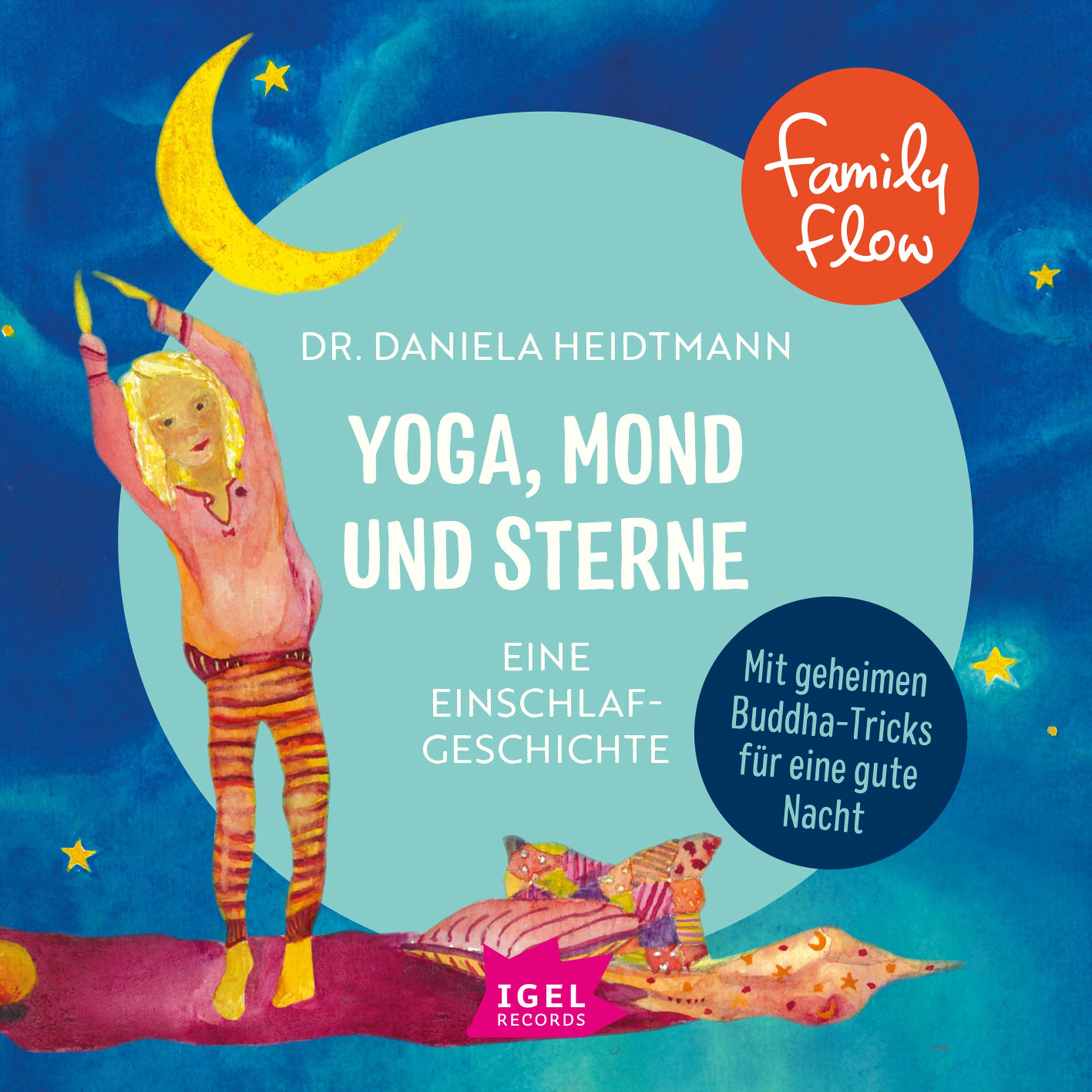 Album cover of FamilyFlow. Yoga, Mond und Sterne (Eine Einschlafgeschichte)