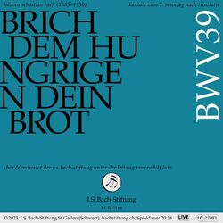 Cover of Bach: Cantata BWV 39 "Brich dem Hungrigen dein Brot"