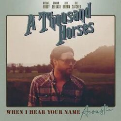 Cover of When I Hear Your Name (Acoustic)