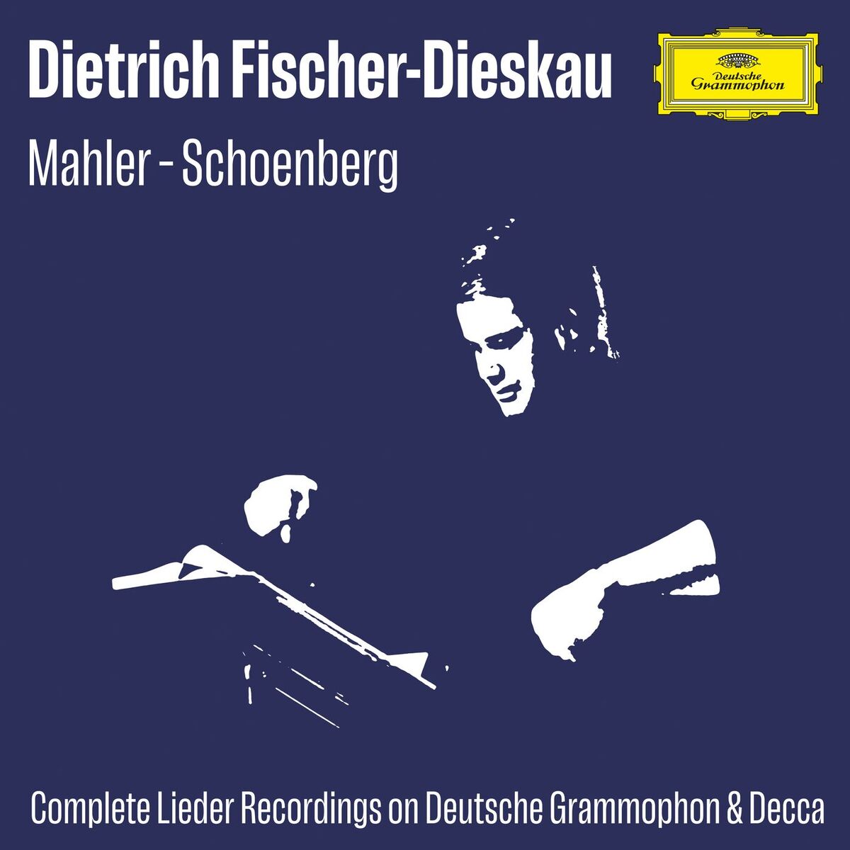 Album cover of Fischer-Dieskau Lieder A-Z: Mahler - Schoenberg (Complete Lieder Recordings on DG & Decca)
