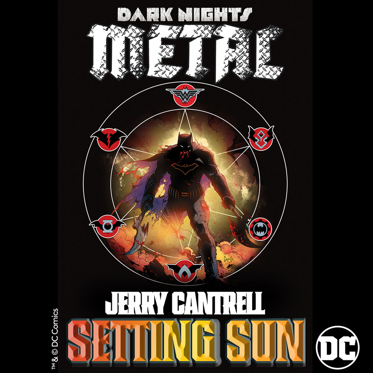 Album cover of Setting Sun (from DC's Dark Nights: Metal Soundtrack)