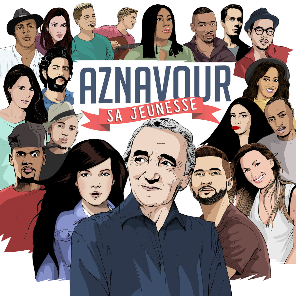 Album cover of Aznavour, sa jeunesse