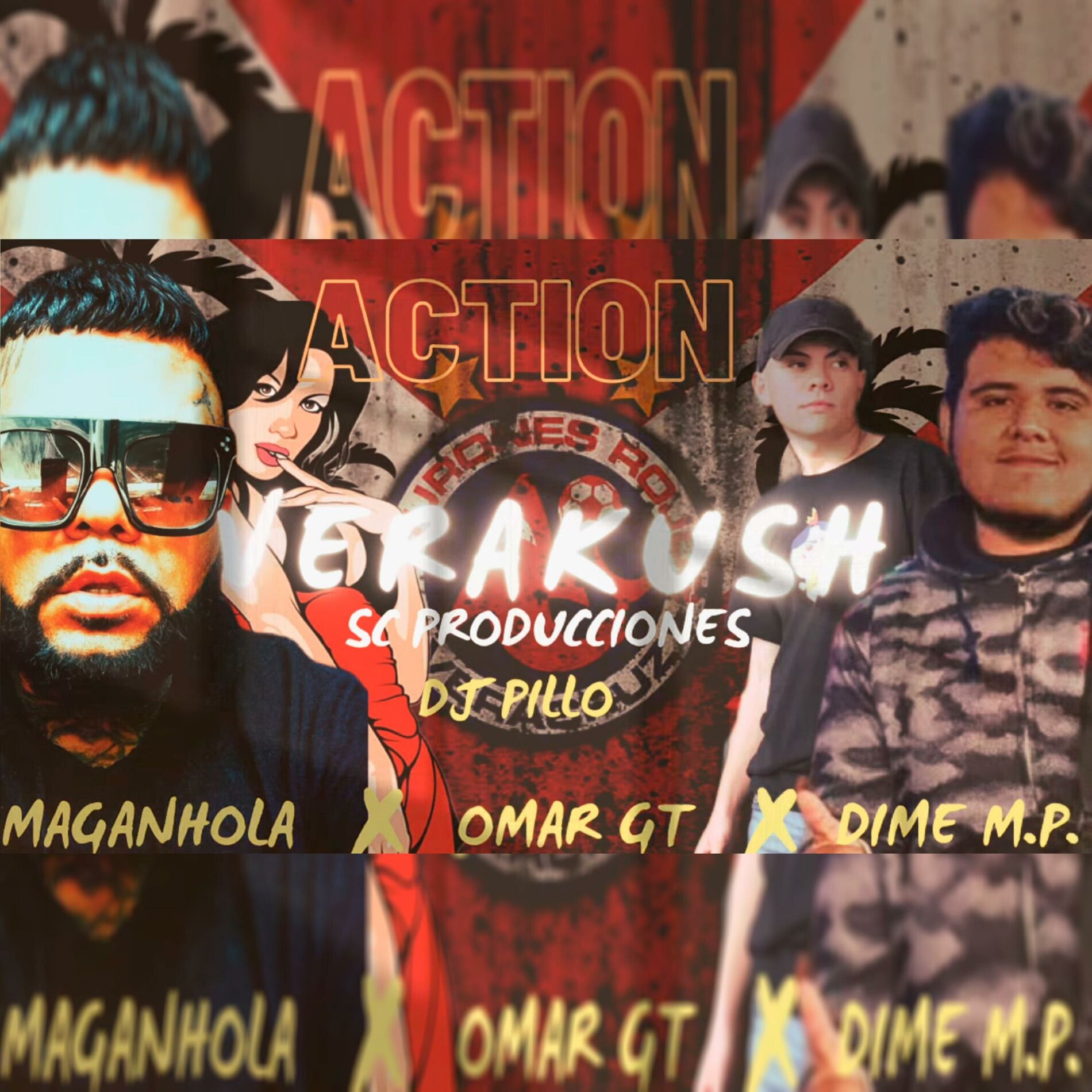 Album cover of Verakush (feat. Maganhola, Dime MP & Omar GT)
