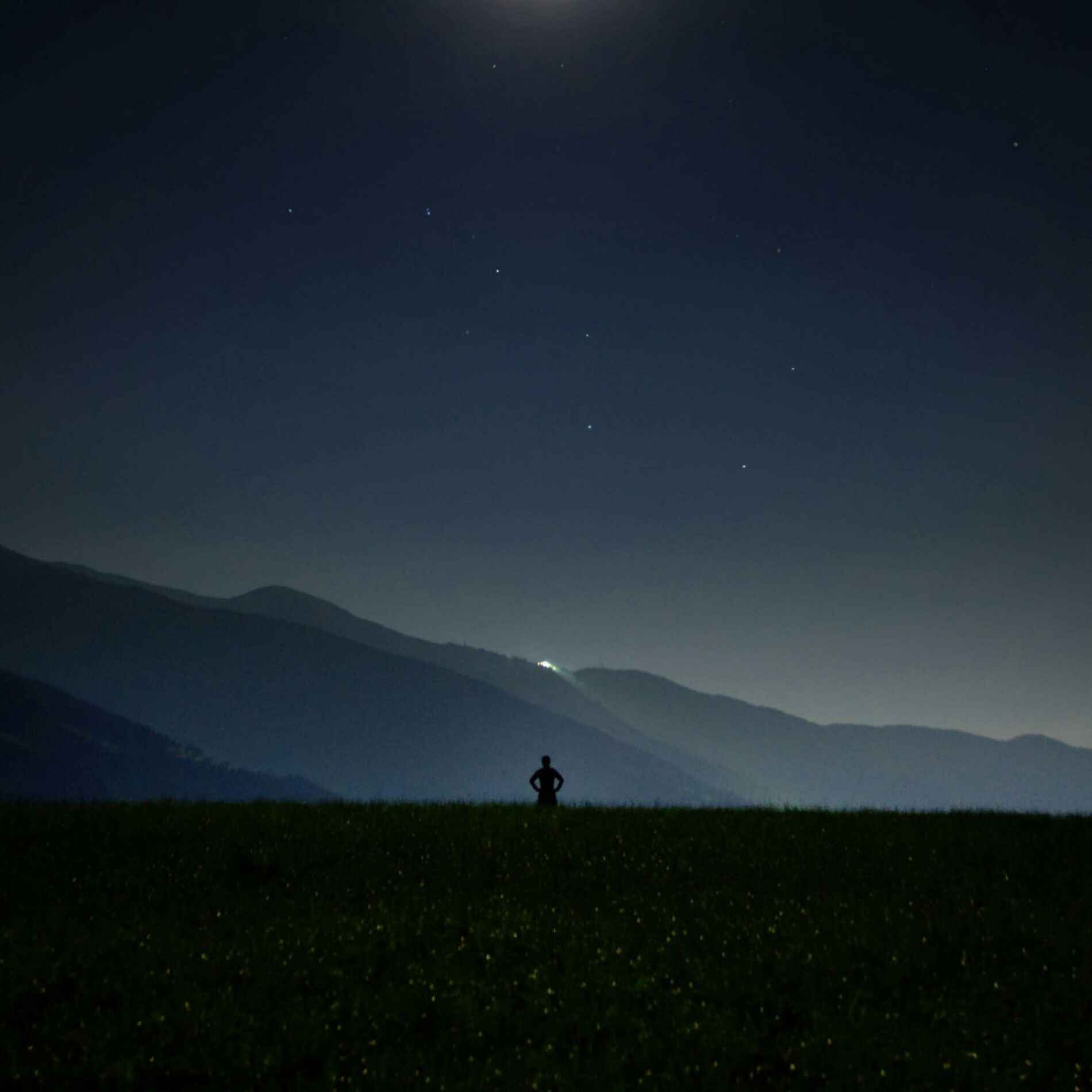 Album cover of night sky