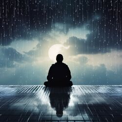 Cover of Meditative Rain: Soothing Shower Harmony