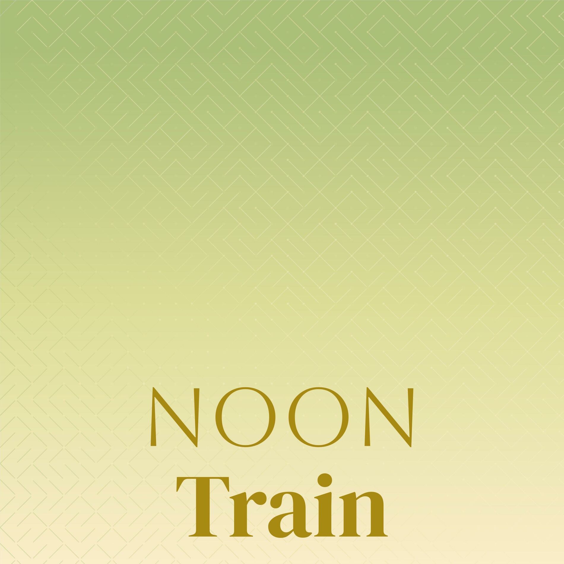 Album cover of Noon Train