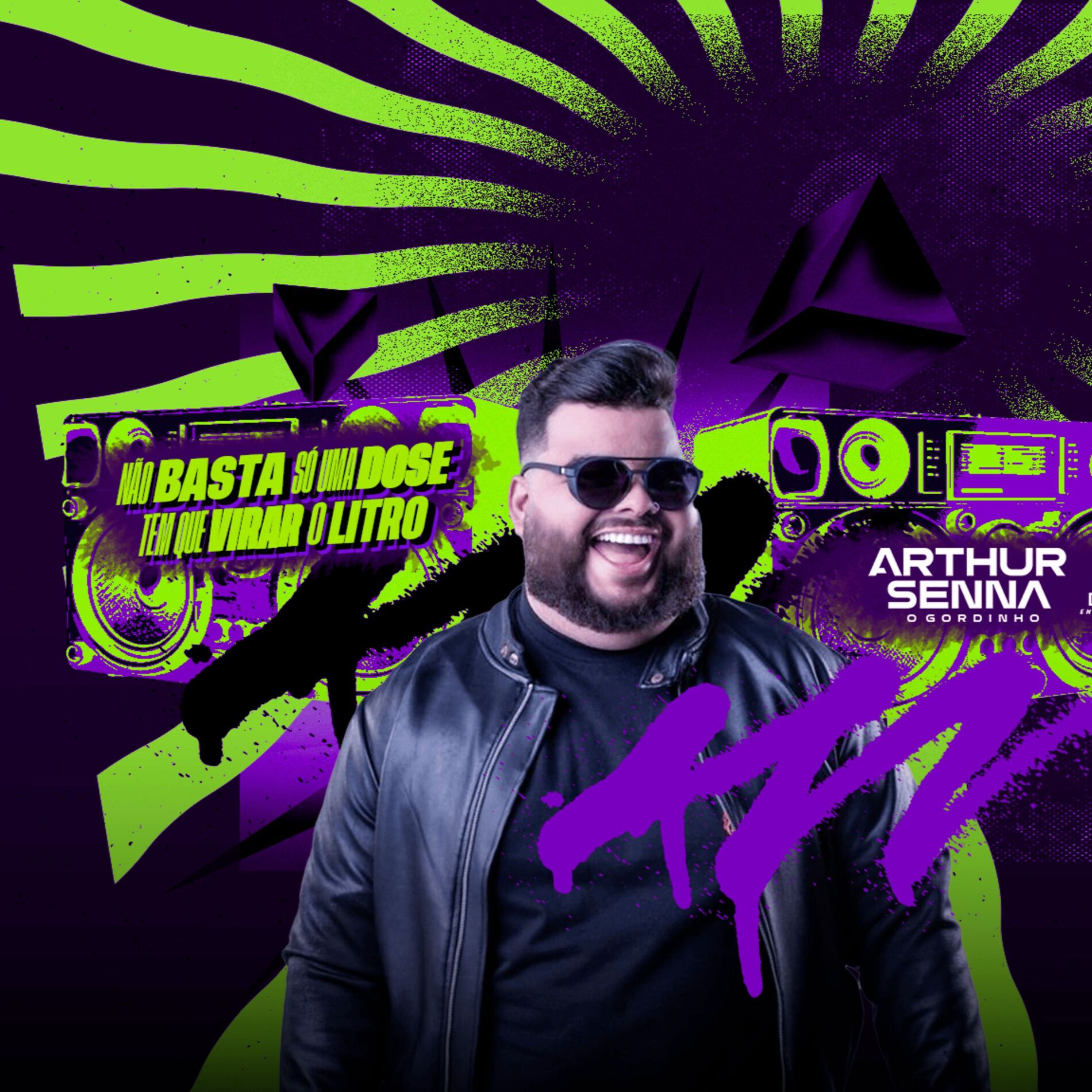 Album cover of Não Basta Só uma Dose Tem Que Virar o Litro