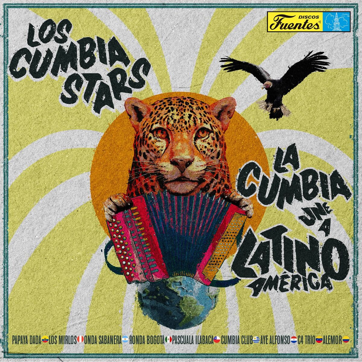 Album cover of La Cumbia Une a Latinoamérica